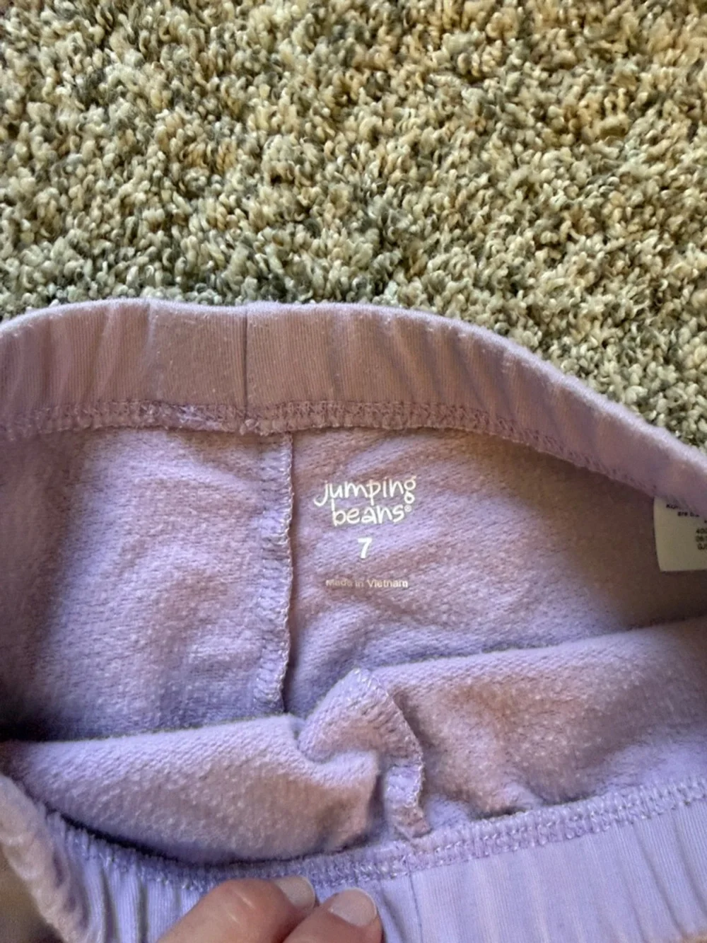 3 - Jumping beans girls cozy lined warm Leggings - Rose, Lavender, Light Blue
